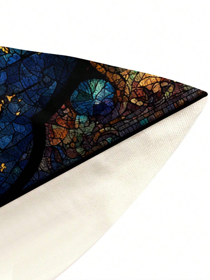 زينه رمضان مفرش طاولة رمضاني بتصميم هلال وفوانيس 33×72 سم – زينه رمضان للمنازل و الحفلات - Image 4